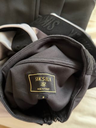 Sudadera SikSilk media cremallera degradado