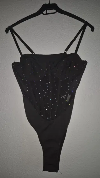 Body Malla Lentejuelas Talla S
