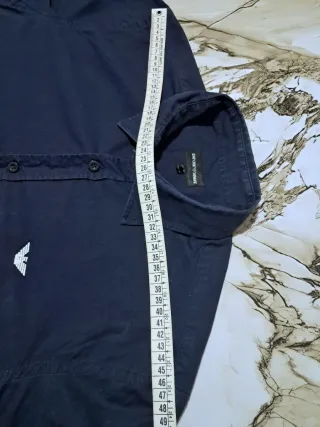 Camicia Emporio Armani Blu Scuro Taglia L
