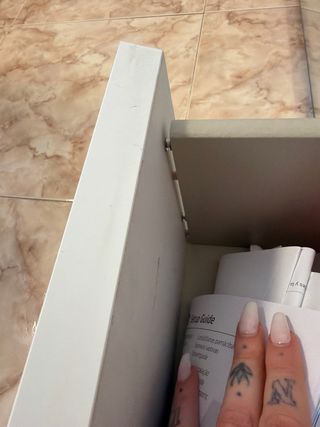 Cómoda Malm Ikea 4 cajones blanca