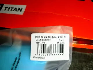 T1TAN Rebel 2.0 Guantes Azul Cielo Talla 6