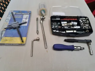 Lote herramientas manuales y accesorios