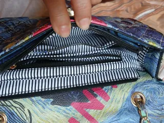 Bolso de mano acolchado Starry Night