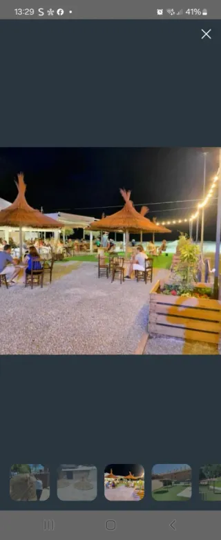 Sombrillas de paja para exterior