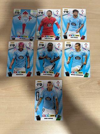 Lote Cromos Adrenalyn XL Celta 25/26