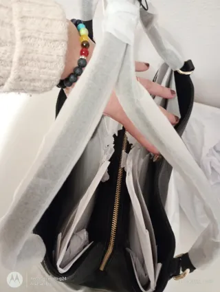 Bolso Furla Negro Cuero Nuevo