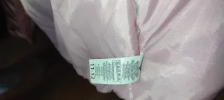 Abrigo acolchado niña rosa