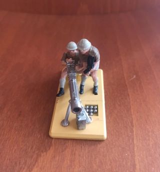 Soldatini Inglesi con Mitragliatrice