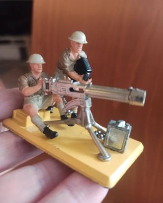 Soldatini Inglesi con Mitragliatrice