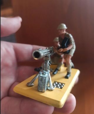 Soldatini Inglesi con Mitragliatrice