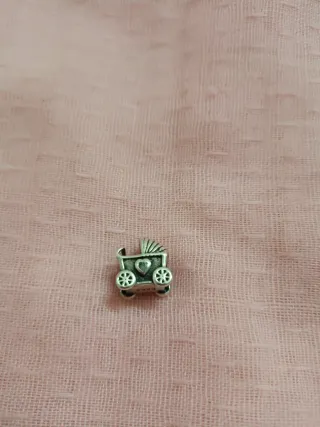 Estilo Pandora Cochecito Bebé Plata 925