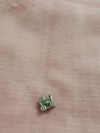 Estilo Pandora Cochecito Bebé Plata 925