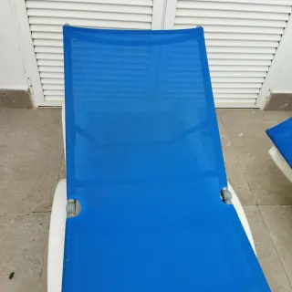 Hamacas de piscina azules (2 unidades)