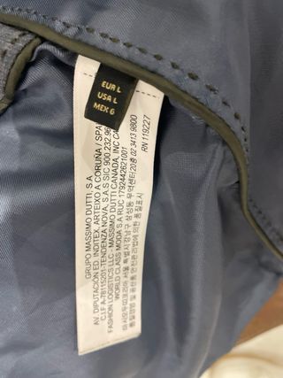 Chaqueta de piel Massimo Dutti Marrón