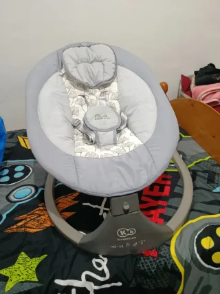 Hamaca bebé a pilas con música no hago envío