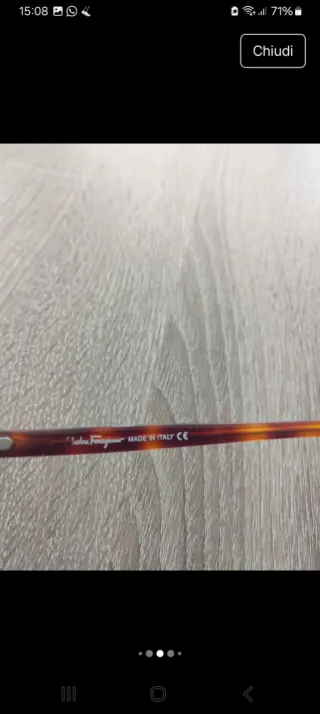 Occhiali da sole Salvatore Ferragamo marroni