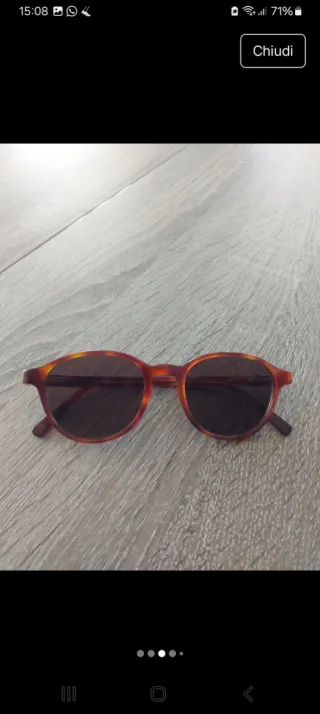 Occhiali da sole Salvatore Ferragamo marroni