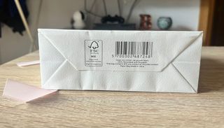 Bolsa de regalo Pandora con lazo rosa