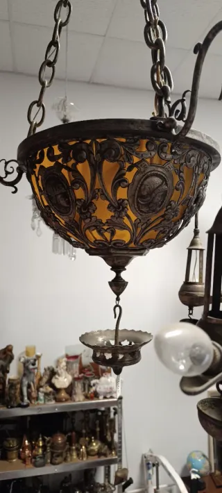 Lámpara colgante antigua 120 cm