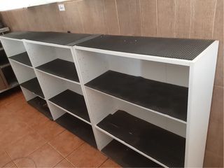 3 Muebles Estantería Ikea Blancos