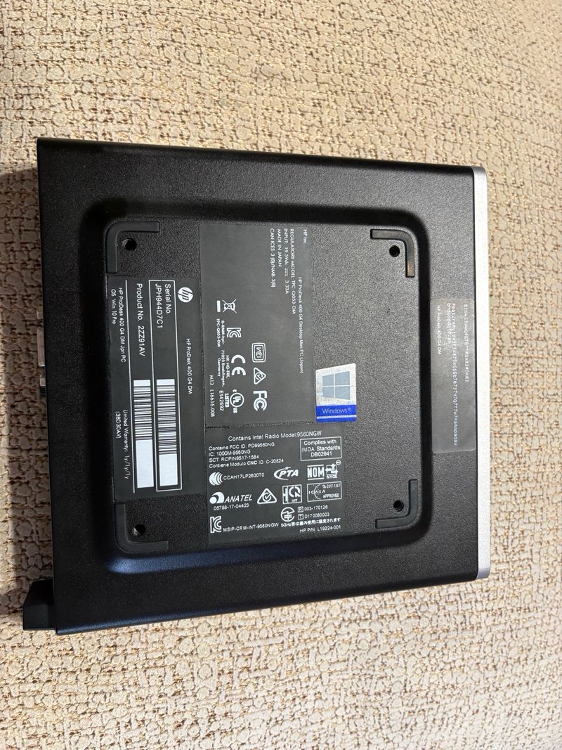 HP ProDesk 400 G4 Mini PC afbeelding 2