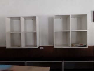 Estantería pared Ikea blanca