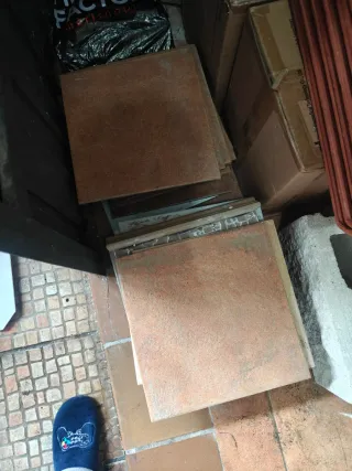 Baldosas  color terracota