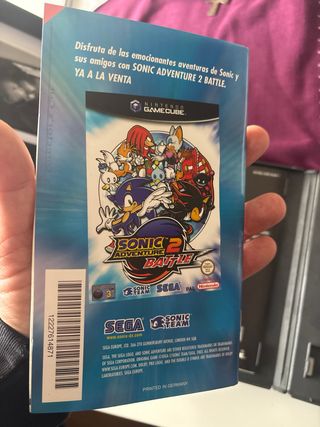 Juego Game cube sonic DX adventure