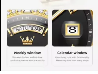 Reloj Olevs Automático Hombre Negro/Dorado