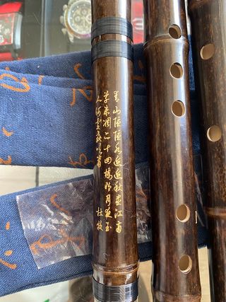 Flauta de bambú china vertical TALLA F