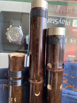 Flauta de bambú china vertical TALLA F