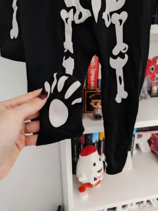 Disfraz esqueleto bebé