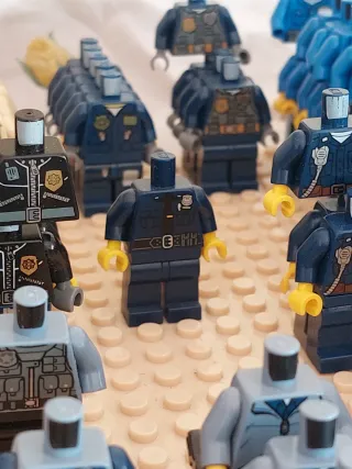 Lego minifigure polizia