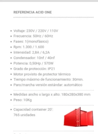 Exprimidor cítrico hosteleria