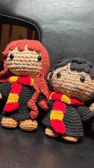 Trío Dorado Amigurumi Crochet