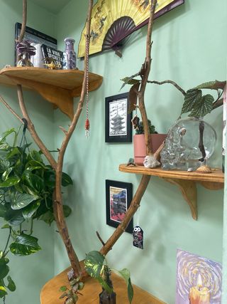 Estanterías de madera hechas a mano