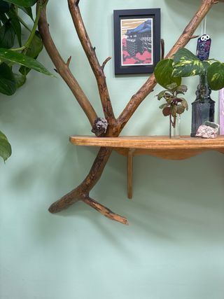 Estanterías de madera hechas a mano