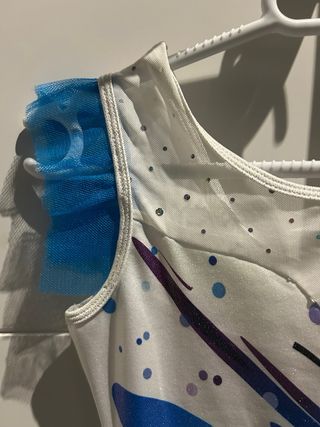 Maillot patinaje artístico mariposa