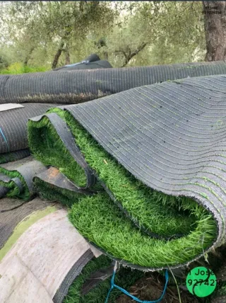 Césped artificial reciclado