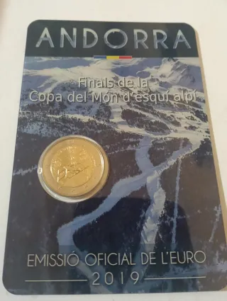 Andorra 2€ 2019 Finals de la Copa del Món