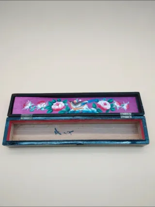 Caja china lacada S.XIX Cantón