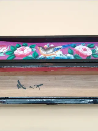 Caja china lacada S.XIX Cantón