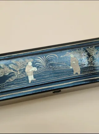 Caja china lacada S.XIX Cantón