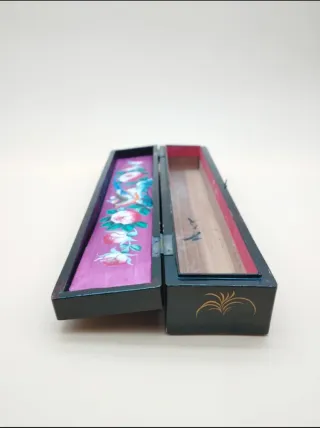 Caja china lacada S.XIX Cantón