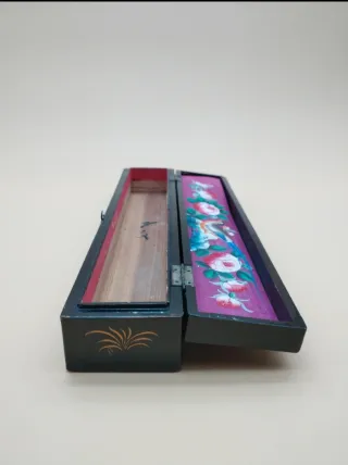 Caja china lacada S.XIX Cantón