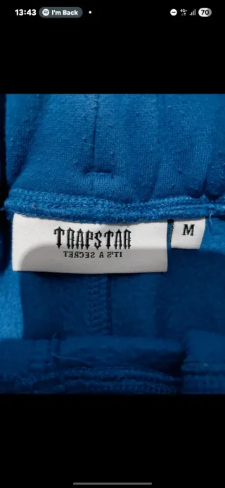 Felpa Trapstar Blu