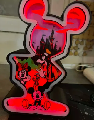 Lámpara Mickey Mouse Disney Castillo