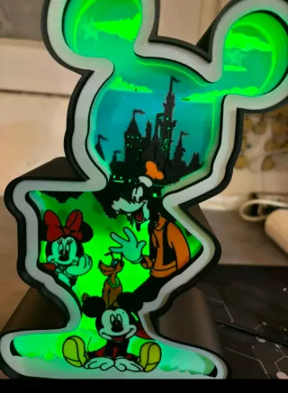 Lámpara Mickey Mouse Disney Castillo