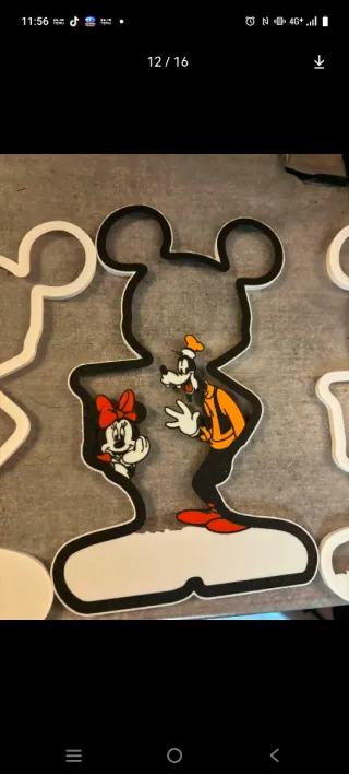 Lámpara Mickey Mouse Disney Castillo