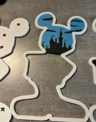 Lámpara Mickey Mouse Disney Castillo